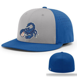 Ankeny Scorpions BB Richardson Pro Lite FlexFit Cap Alternate- Grey/Royal