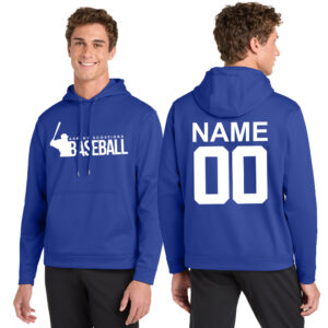 Ankeny Scorpions BB Sport-Tek Sport-Wick Fleece Hooded Pullover Men-Royal