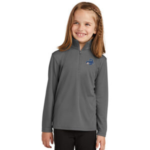 Ankeny Scorpions BB Sport Tek Youth PosiCharge Coimpetitor 1/4 Zip Pullover-Grey Concrete
