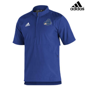 Ankeny Scorpions BB Adidas Sideline 21 woven Light Weight short sleeve 1/4 zip pullover-Royal (m-3x, 5x)