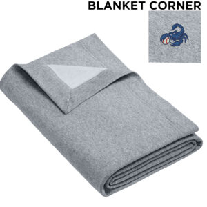 Ankeny Scorpions BB Gildan Heavy Blend Fleece Stadium Blanket  50 x 60-Sport Grey