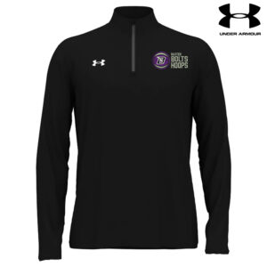Baxter Bolts Basketball Under Armour Long Sleeve Men’s Team Tech 1/4 zip-Black