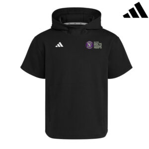 Baxter Bolts Basketball Adidas Short Sleeve Hoodie- BLACK  (3xs-3x)