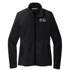 Baxter Bolts Basketball Port Authority Ladies Connection Fleece Jacket-Black