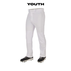 16. Champro Youth Triple Crown 2.0 Open Bottom Baseball Pant-White