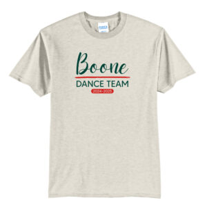 Boone Drill Team Unisex Short Sleeve Tee-Oatmeal Heather