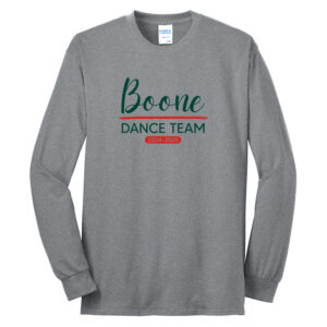 Boone Drill Team Unisex Cotton Long Sleeve Tee-Athletic Heather