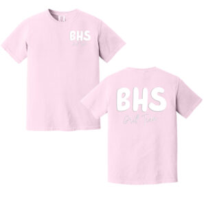 Boone Drill Team Unisex Comfort Colors Pigment Dyed Short Sleeve Shirt-Blossom