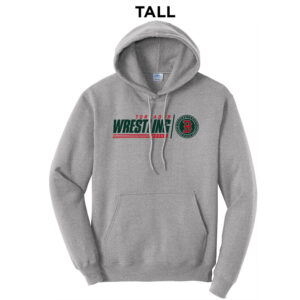 Boone Wrestling Tall Fleece Hooded Sweatshirt-Athletic Heather