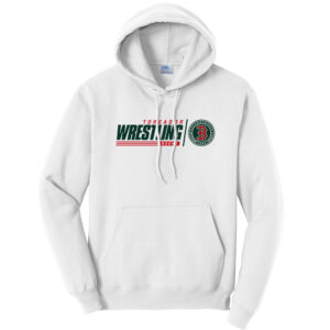 Boone Wrestling Unisex Fleece Hooded Sweatshirt-White