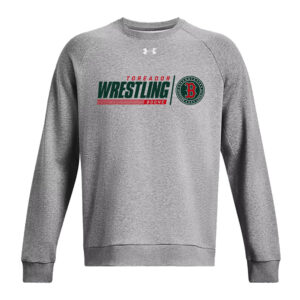 Boone Wrestling Under Armour UA Rival Fleece Crewneck Sweatshirt-CastleRock