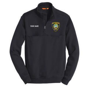 Bett Police CornerStone Men 1/2-Zip Job Shirt-Navy