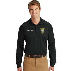 Bett Police CornerStone Adult – Select Long Sleeve Snag-Proof Tactical Polo-Black
