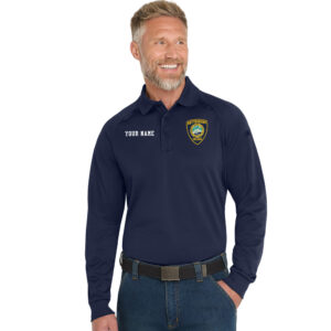 Bett Police CornerStone Adult – Select Long Sleeve Snag-Proof Tactical Polo-Navy