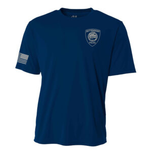 Bett Police Adult Cooling Performance Tshirt -Navy
