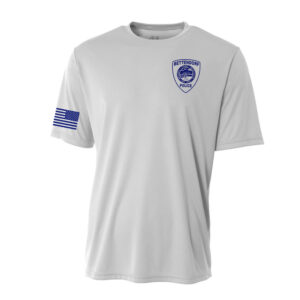 Bett Police Adult Cooling Performance Tshirt -Silver