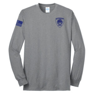 Bett Police Unisex Cotton Long Sleeve Tee-Athletic Heather