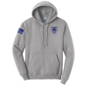Bett Police Unisex Fleece Hooded Sweatshirt-Athletic Heather