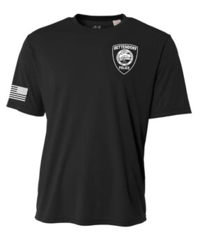 Bett Police Adult Cooling Performance Tshirt  -Black