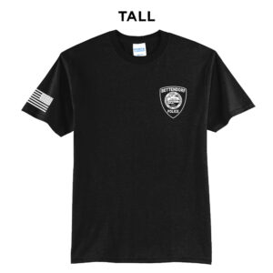 Bett Police Tall Short Sleeve Tee-Black