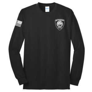 Bett Police Unisex Cotton Long Sleeve Tee-Black