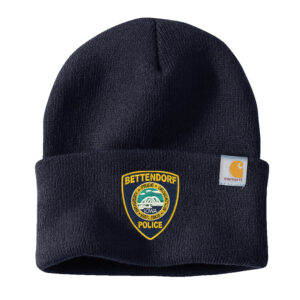 Bett Police Carhartt Acrylic Watch Cap 2.0 beanie stocking cap with cuff-navy