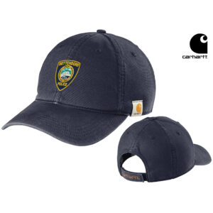Bett Police Carhartt Cotton Canvas Cap w/velcro closure-navy