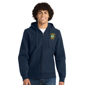 Bett Police Sport-Tek Adult- Super Heavyweight Full-Zip Hooded Sweatshirt-Navy