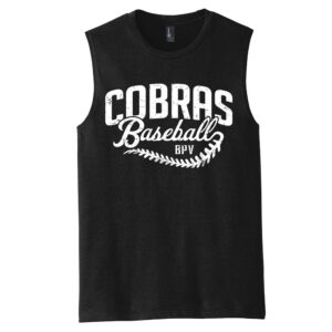 BPV Cobras Mens Muscle Tank-Black