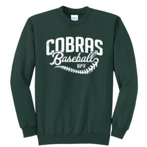 BPV Cobras Unisex Fleece Crewneck Sweatshirt-Dark Green