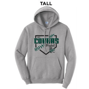 BPV Cobras Tall Fleece Hooded Sweatshirt-Athletic Heather