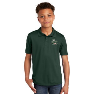 BPV Cobras Sport-Tek PosiCharge RacerMesh Polo YOUTH -Dark Forest Green