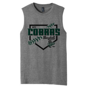 BPV Cobras Men Muscle Tank-Grey Frost