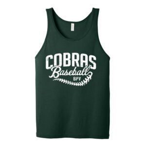 BPV Cobras BELLA and CANVAS Unisex Jersey Tank-Forest