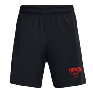 Boone Basketball Under Armour Men’s UA Tech Vent 7″ pocketed  Shorts-Black