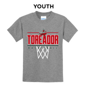 Boone Basketball Youth Short Sleeve Tee-Athletic Heather
