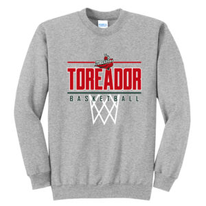 Boone Basketball Unisex Fleece Crewneck Sweatshirt-Athletic Heather