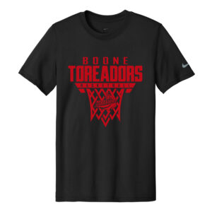 Boone Basketball Nike Swoosh Sleeve rLegend Tee Men-Black