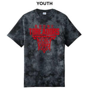 Boone Basketball YOUTH Crystal Tie-Dye Tee-Black