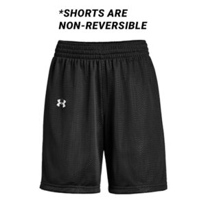 03. Under Armour Adult Triple Double Basketball Short-Black