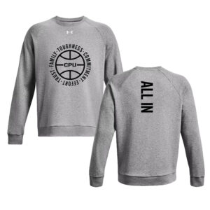 07. CPU Basketball Under Armour Rival Fleece Crewneck Sweatshirt-Castlerock