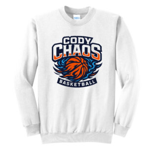 Cody Chaos BB Unisex Fleece Crewneck Sweatshirt-White