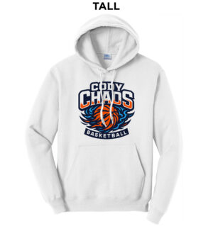 Cody Chaos BB Tall Fleece Hooded Sweatshirt-White
