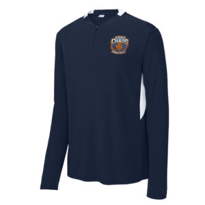 Cody Chaos BB Sport-Tek Men Club 1/4-Zip Pullover-Navy/White