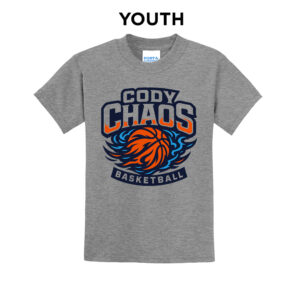 Cody Chaos BB Youth Short Sleeve Tee-Athletic Heather