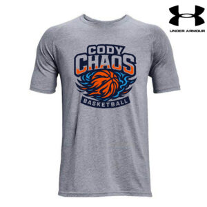 Cody Chaos BB Under Armour Athletics soft cotton blend T-shirt Men-Steel Grey