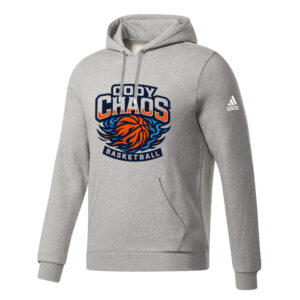Cody Chaos BB Adidas Unisex Fleece Hooded Sweatshirt- MedGrey Heather