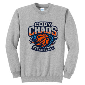 Cody Chaos BB Unisex Fleece Crewneck Sweatshirt-Athletic Heather