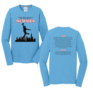 CD Drama Men Long Sleeve Essential Blended Performance Tee-Aquatic Blue