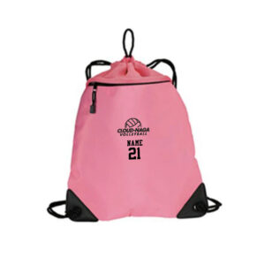 Cloud-Naga VB Port Authority Cinch Pack With Mesh Trim-Bright pink